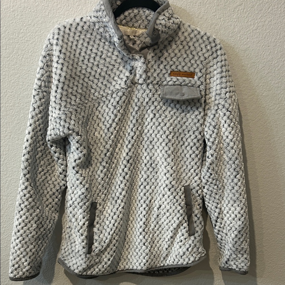 Simply Southern Gray Textured‎ Fleece